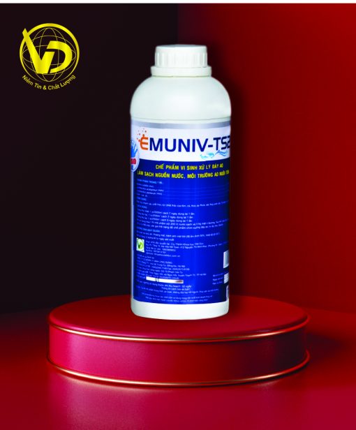 EMUNIV TS2 (1 lít) Vi sinh đáy, hạ khuẩn, khử khí độc đáy ao tôm