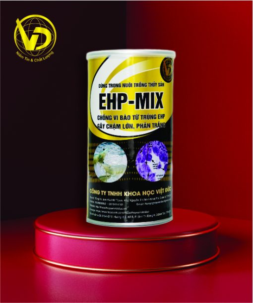 EHP - MIX: Chống vi bào tử trùng EHP gây chậm lớn, phân trắng trên tôm