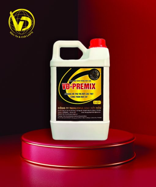 PREMIX-VĐ 02 (2L): KHOÁNG HỖ TRỢ TRỊ RỚT CỤC THỊT , CONG THÂN ĐỤC CƠ.