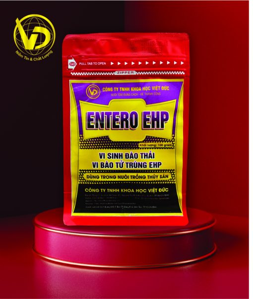 Entero EHP: Chống vi bào tử trùng EHP gây chậm lớn, phân trắng trên tôm