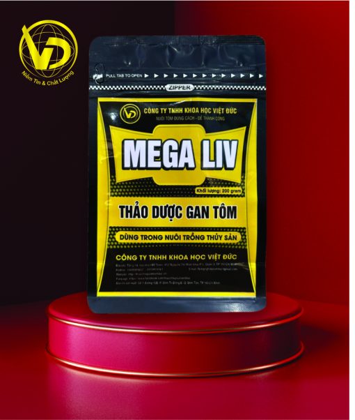 MEGA LIV 200gram: Giải độc gan tụy tôm, giúp gan nâu đen siêu tốc
