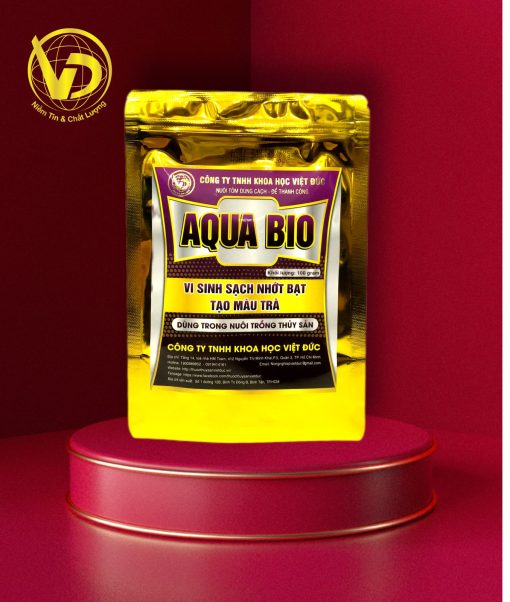 AQUA-BIO VI SINH SẠCH NHỚT BẠT ĐÁY TẠO MÀU TRÀ
