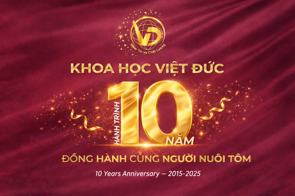 Khoa Học Việt Đức 10 năm đồng hành cùng người nuôi tôm